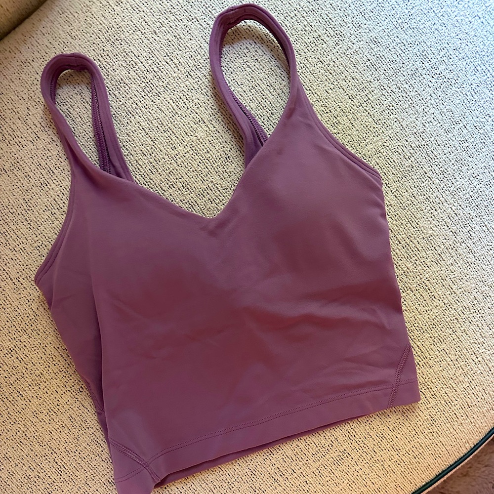 Lululemon wisteria purple align tank
